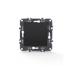Prime Μπουτον Απλο Με Κλιπ 1P 10A 250Vac Ip20 Mat Ανθρακι