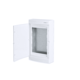 Surface Mounting Enclosure For It, White Door- 3 Rows Ip40 485X287X112Mm