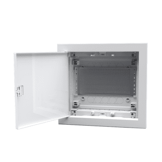 Flush Mounting Enclosure For It Equipment - 1 Row, White Door Ip30 In63A 317X346X87,5Mm