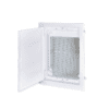 Flush Mounting Enclosure For It Equipment - 2 Rows, White Door Ip30 In63A 442X346X92Mm