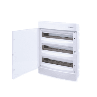 Flush Mounting 54 Modules 3 Rows Transparent