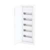 Flush Mounting 60+10 Modules 5 Rows White Door