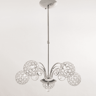 Κρεμαστο Φωτιστικο 5Xg9 Κρυσταλλινεσ Μπαλεσ Skylar