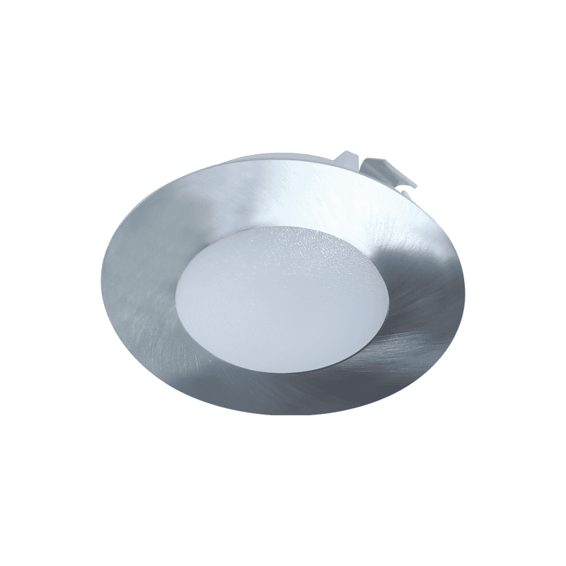 Recessed Nickel Matt Round Led Spot 2W 4000K 160Lm 230V Ac 100° Ra80