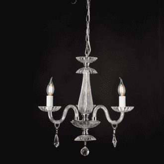 Netto Κρεμασ Φ/Σ 3Χε14 Διαφανο Κρυσταλλο+Χρωμιο Μεταλλο Φ49Χη173Cm Lompelia