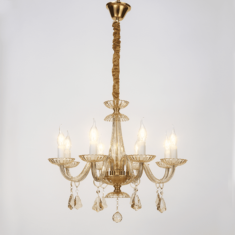 Netto Κρεμ Φ/Σ 8Χε14 Σαμπανιζε Κρυσταλλο+Χρυσο Μεταλλο Φ59Χη178Cm Lompelia