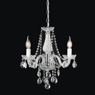 Netto Κρεμασ Φ/Σ 3Χε14 Διαφανο Κρυσταλλο+Χρωμιο Μεταλλο Φ48Χη160Cm Gladiolo