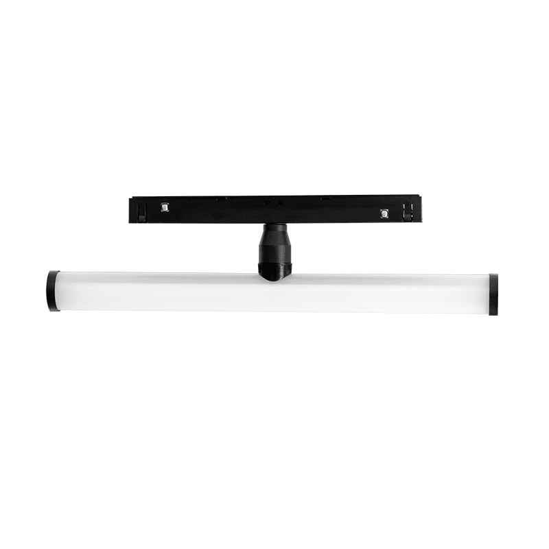 Μαυρο Ματ Μαγνητικο Φωτιστικο 48V Dc 6W 3000K 560Lm 150° Χ 100° Osram Ra90 Φ28Χ300Mm