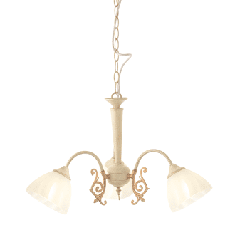 Κρεμαστο Φ/Σ 3Xe14 Πατινα - Λευκο Γυαλι Φ61Cm Perone