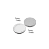 Set Of Silver Plastic End Caps For Profile P66, 2 Pcs Without Hole