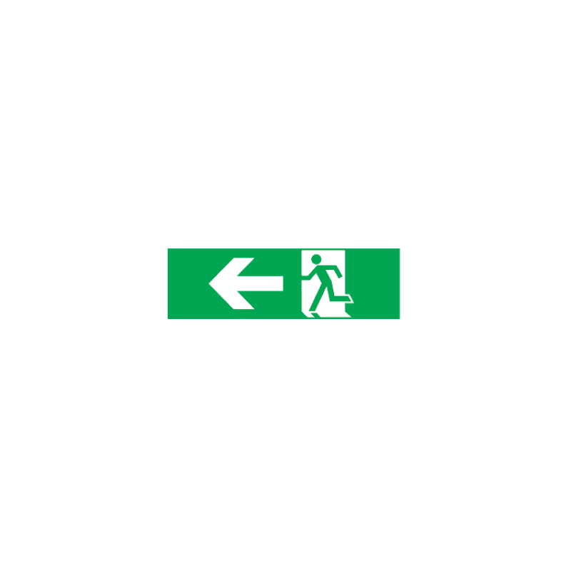 Arrow Left Sticker For Exit/Emergency Lighting