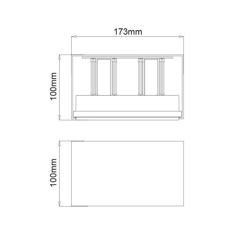 Led Smd Wall Luminaire 12W 860Lm 0-120° 230Vac 3.000K Dark Grey Cri80 Ip54 30.000Hrs - Image 3
