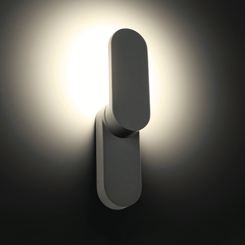 Led Smd Wall Luminaire 10W 660Lm 97° 230V Ac 3.000K Dark Grey Cri80 Ip65 30.000Hrs - Image 2