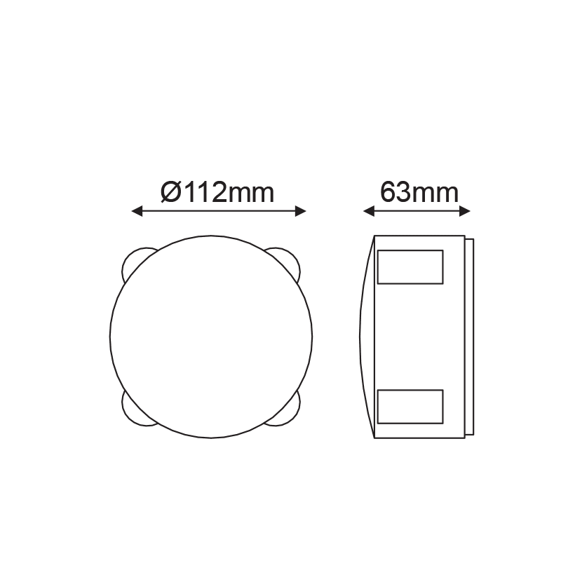 Led Hp Wall Luminaire 5W 170Lm 15° 230V Ac 3.000K Dark Grey Cri80 Ip54 30.000Hrs - Image 3