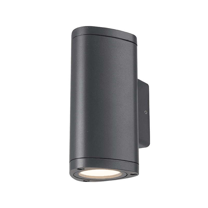 Led Hp Wall Luminaire 6W 300Lm 50° 230V Ac 3.000K Dark Grey Cri80 Ip54 30.000Hrs
