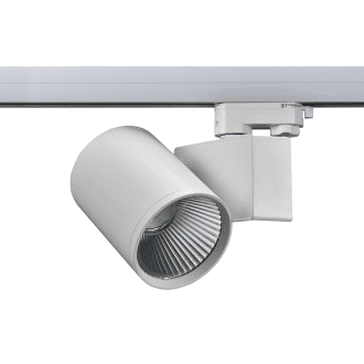 White Led Track Luminaire 40W 3000K 3-Phase 38° 4000Lm 230V Ac Ra80