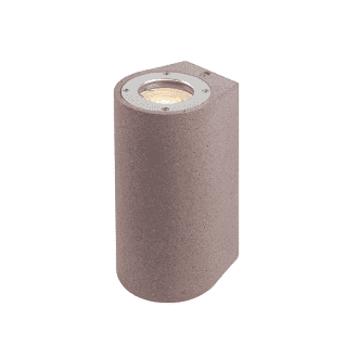 Στρογγυλο Επιτοιχο Φωτιστικο Up-Down Ip65 2Xgu10 Κοκκινο Τσιμεντο