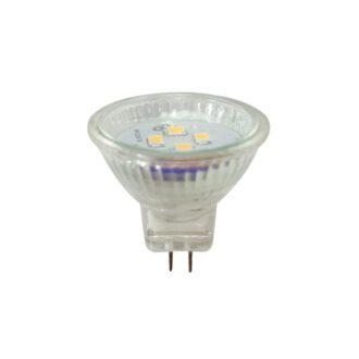 Led Smd G4 Mr11 2,5W 6000K 12V Ac/Dc 220Lm Ra80 30000H 120° Glass