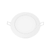 Led Slim Panel White Round Rec. 12W 3000K 1040Lm Φ170 230V Ac Ra80