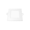 Led Slim Panel White Square Rec. 6W 3000K 450Lm 118Mm 230V Ac Ra80