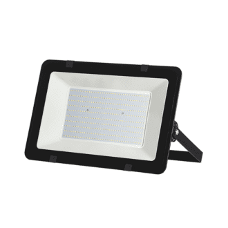 Black Led Smd Flood Luminaire Ip66 300W 3000K 24100Lm 230V Ra80