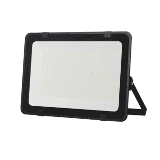 Black Led Smd Flood Luminaire Ip66 400W 4000K 33300Lm 230V Ra80