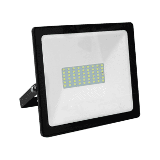 Black Led Smd Flood Luminaire Ip66 50W Blue 230V