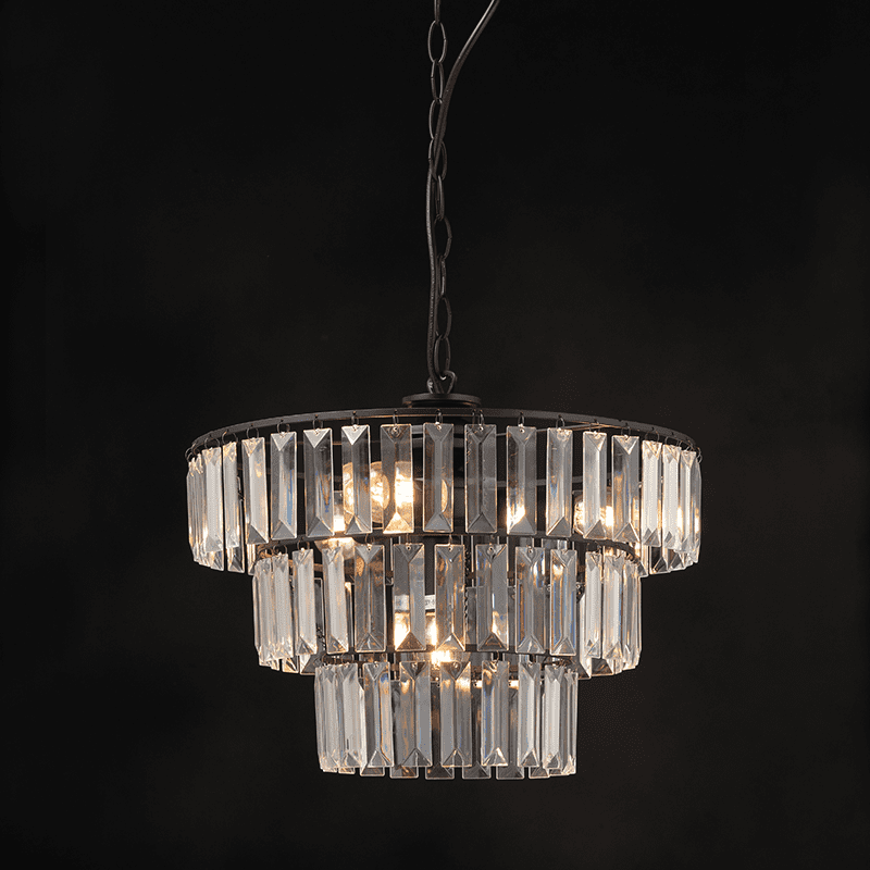 Κρεμαστο Φ/Σ 4Χε14 Ακρυλικο+Μαυρο Μεταλλο Φ38,5Χη102Cm Oregon