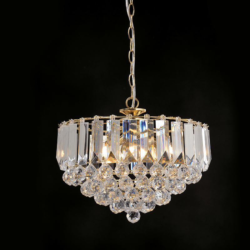 Κρεμαστο Φ/Σ 3Χε14 Ακρυλικο+Χρυσο Μεταλλο Φ38,Χη98Cm Grappa