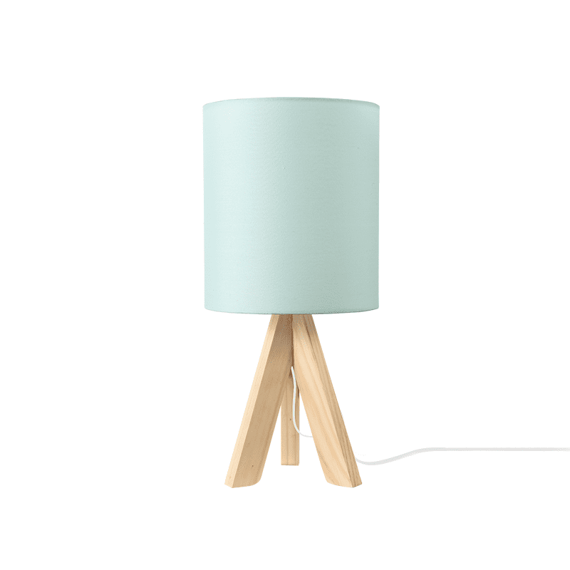 Netto Επιτραπεζιο Φ/Σ 1Χε14 Ξυλο+Παλ Μεντα Αμπαζουρ Φ18Xh40Cm Piccolo