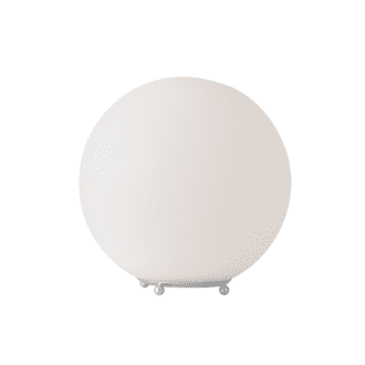 Επιδαπεδιο Φ/Σ 1Χε27 Λευκο Γυαλι+Πλαστικο Φ25Χη25Cm Luna