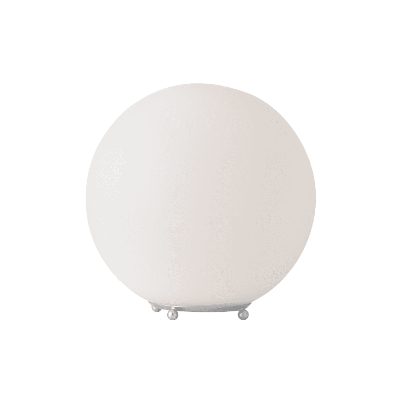 Επιδαπεδιο Φ/Σ 1Χε27 Λευκο Γυαλι+Πλαστικο Φ25Χη25Cm Luna