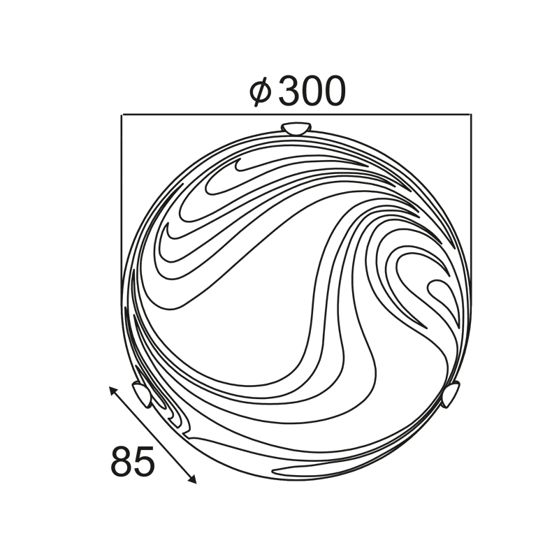 Πλαφονιερα Φ30 Pelagos - Image 2