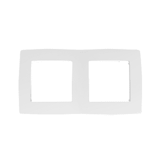 Prime Πλαισιο 2 Θεσεων Ip20 Λευκο