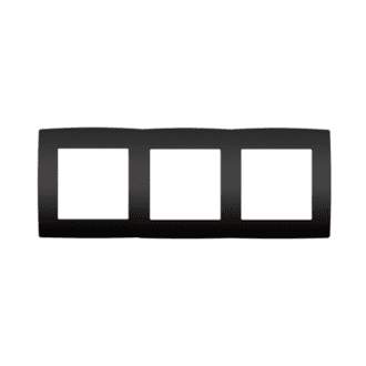 Prime Πλαισιο 3 Θεσεων Ip20 Mat Ανθρακι