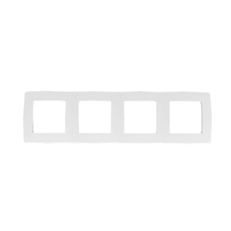 Prime Πλαισιο 4 Θεσεων Ip20 Λευκο