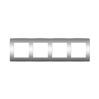 Prime Πλαισιο 4 Θεσεων Ip20 Mat Αλουμινιο