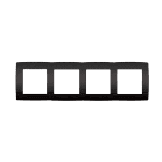 Prime Πλαισιο 4 Θεσεων Ip20 Mat Ανθρακι