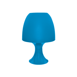 Επιτραπεζιο Φ/Σ 1Χε14 Πλαστικο Μπλε Φ16Xh25,5Cm Nioki