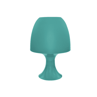 Επιτραπεζιο Φ/Σ 1Χε14 Πλαστικο Γκριζοπρασινο Φ16Xh25,5Cm Nioki