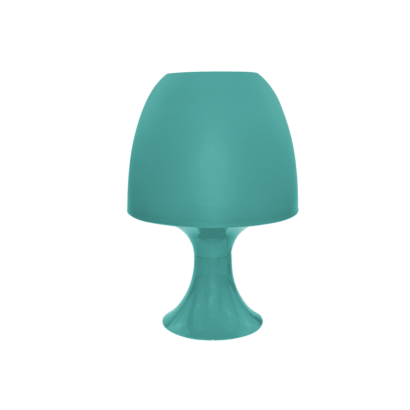 Επιτραπεζιο Φ/Σ 1Χε14 Πλαστικο Γκριζοπρασινο Φ16Xh25,5Cm Nioki