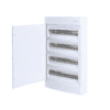 Surface Mounting Enclosure 72 Modules White Doors 4 Rows