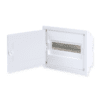 Flush Mounting 12 Modules 1 Row White Door