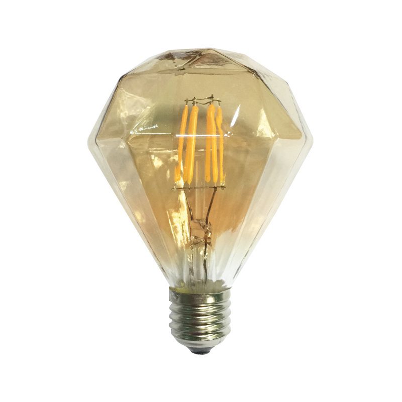 Led Filament E27 Amber Dim 6W 2700K 230V Ac 590Lm Ra80