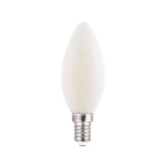 Led Filament E14 C35 4W Frosty 4000K 230V Ac 400Lm Ra80 30000H 360°