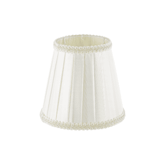 Αμπαζουρ Οργαντζα Λευκο Με Σιριτι Κ Βαση Για Ε14 Φ14,5Χη13Cm