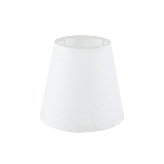 Αμπαζουρ Λινο Λευκο Με Βαση Για Ε14 Φ14Χη13Cm