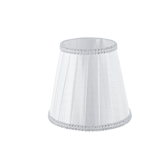 Αμπαζουρ Λευκο Με Σιριτι Ζιργκον Και Βαση Για Ε14