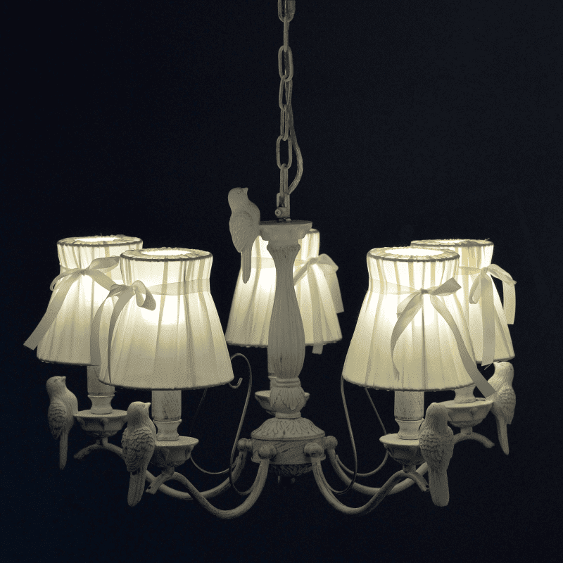 Κρεμ Φ/Σ 5Χε14 Μεταλ Λευκο-Χρυσο+Λευκο Αμπαζουρ Φ58Χη84Cm Ekavi