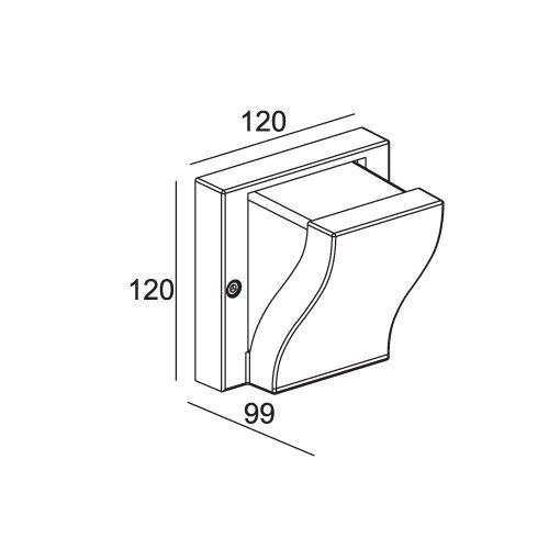 Πλαφονιερα Led 3X1W Ip44 - Image 2
